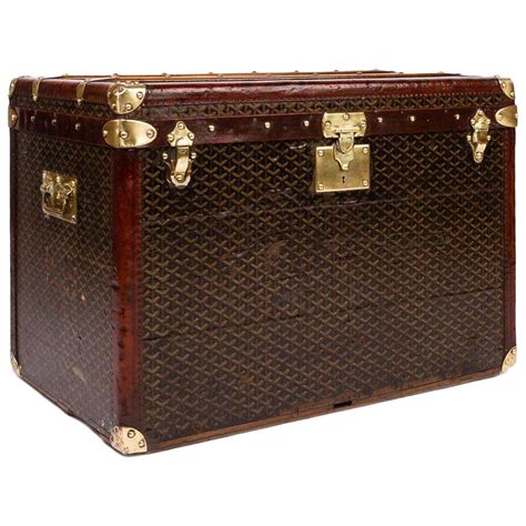 goyard vintage trunk|Goyard luggage trunk.